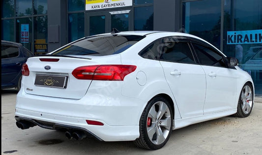 Sedan LIP Spoiler (Sunplex, black) (107.2cm x 5.5cm) for Ford Focus III 2011-2017 - image 2