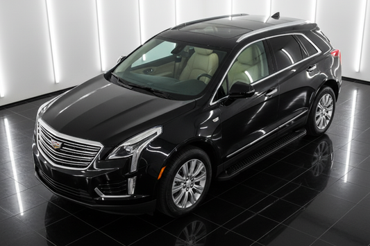 Side Steps Allmond Black (2 pcs, Aluminum) for Cadillac XT5 2016- - image 1