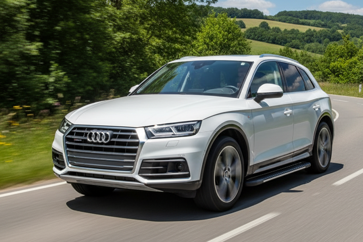 Side Steps Bosphorus Grey (2 pcs, Aluminum) for Audi Q5 2017-2025 - image 1