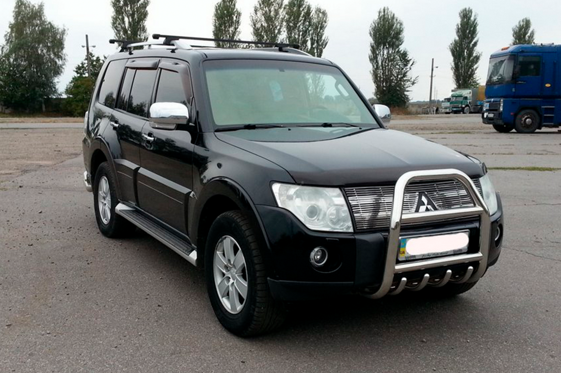 Bull Bar QT011 (Stainless Steel) for Mitsubishi Pajero Wagon IV 2006-2021 - image 2