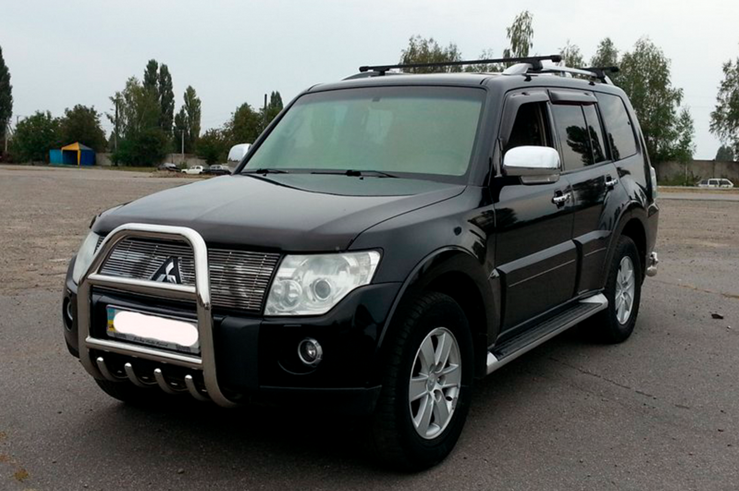 Bull Bar QT011 (Stainless Steel) for Mitsubishi Pajero Wagon IV 2006-2021 - image 1