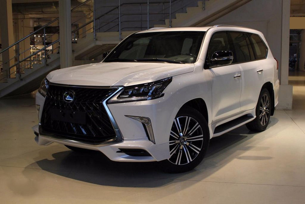 Side sills (Lexus design 2016+) for Lexus LX570/450d - image 2