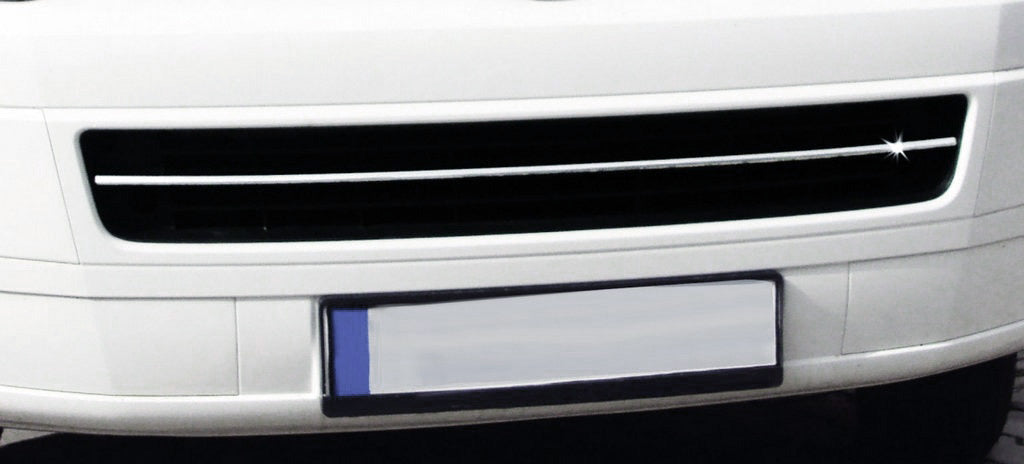Bumper grille trim (stainless steel) for Volkswagen T5 Caravelle 2004-2010 - image 3