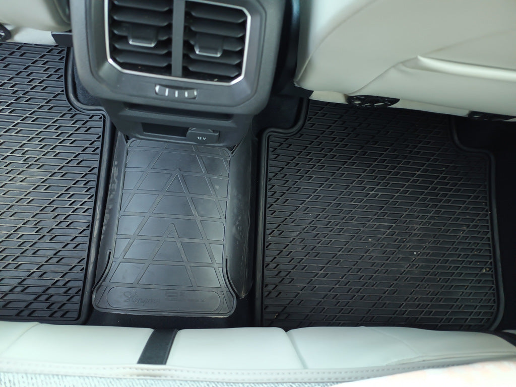 Rear Tunnel Rubber Mat (Stingray Premium) for Volkswagen Tiguan 2016-2023 - image 4