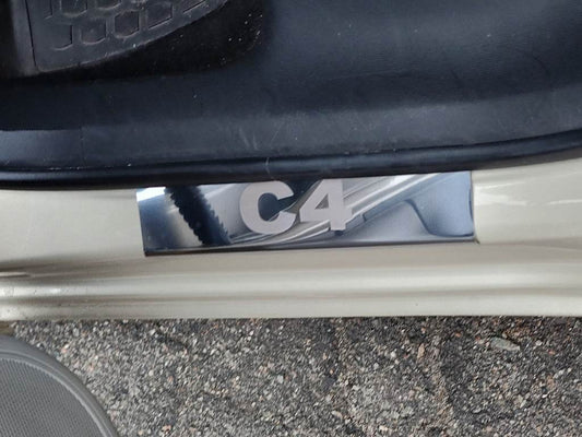 Door sills Carmos (stainless) for Citroen C-4 2004-2010 - Reelken Auto