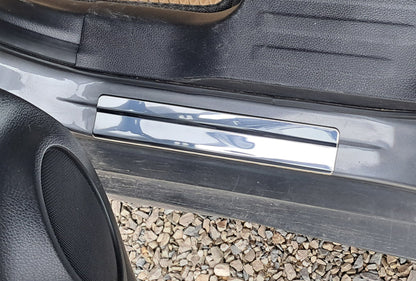 Door Sill Protectors OmsaLine (4 pcs, Stainless Steel) for Nissan X-trail T32/Rogue 2014-2021 - image 2