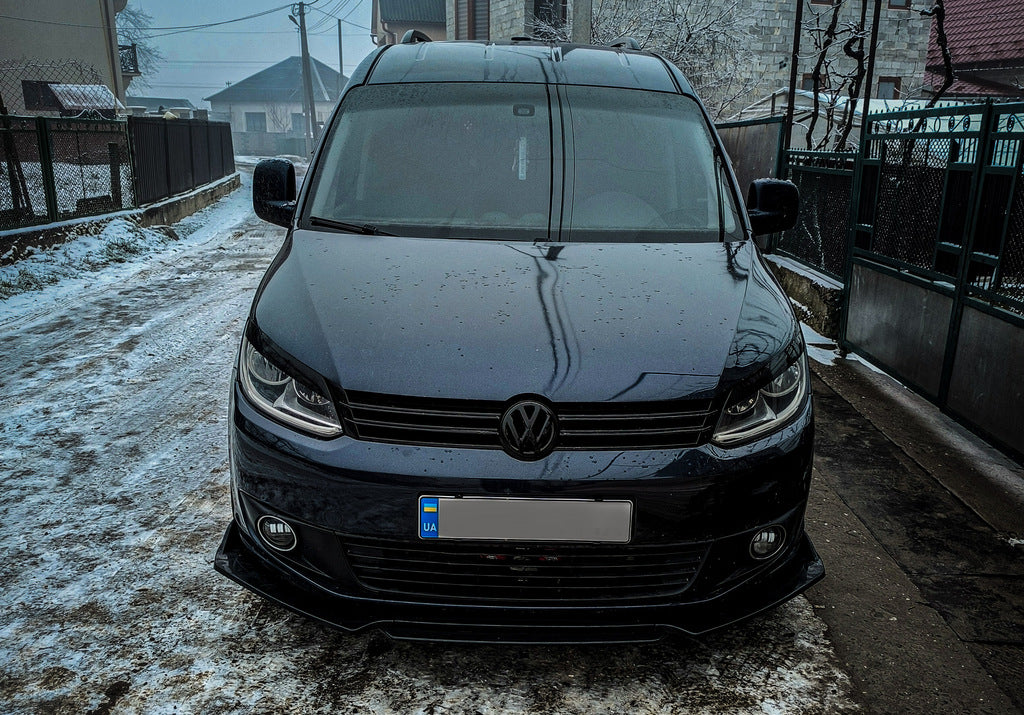Front Lip Niken Black (ABS) for Volkswagen Caddy 2010-2015 - image 2