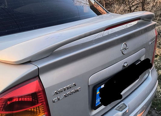 Sedan Spoiler (primed for painting) for Opel Astra G classic 1998-2012 - image 1