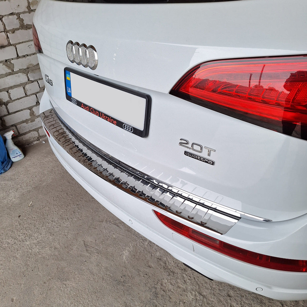Rear Bumper Protector Carmos Stainless Steel for Audi Q5 2008-2017 - image 4