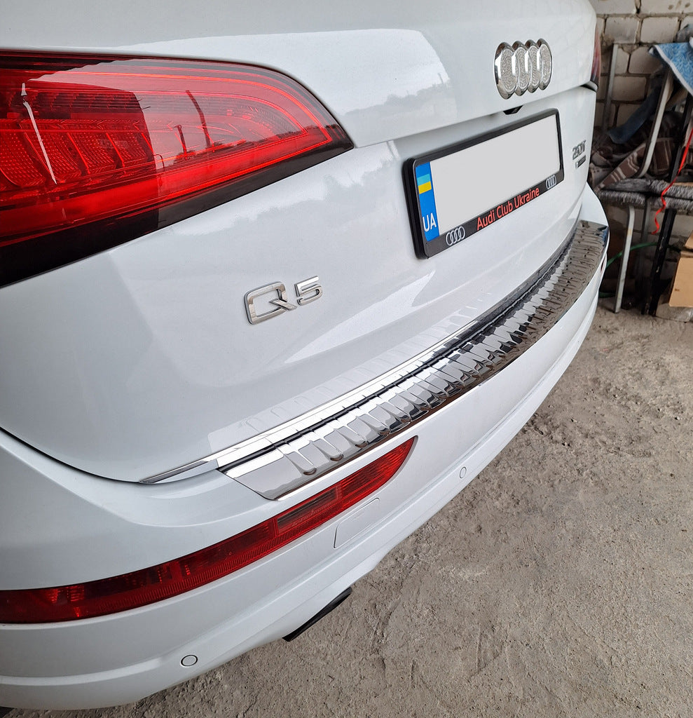 Rear Bumper Protector Carmos Stainless Steel for Audi Q5 2008-2017 - image 5
