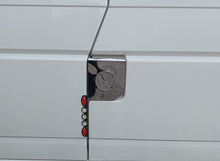 Fuel tank cover with logo (Carmos, stainless steel) for Volkswagen T4 Transporter 1990-2003 - image 2