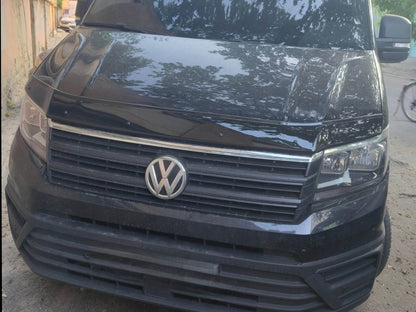 The hood deflector (EuroCap) for Volkswagen Crafter 2016- - Reelken Auto