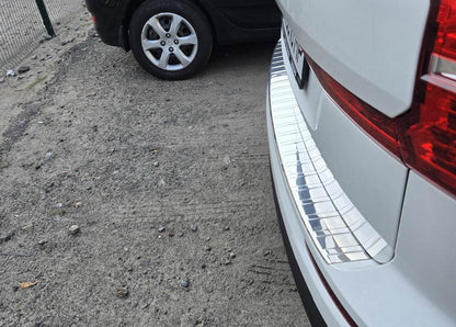 Cover on the rear bumper Carmos gloss (stainless steel) for Volvo XC60 2017↗ - Reelken Auto