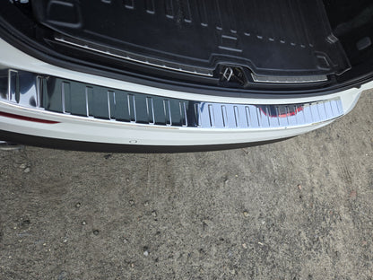 Rear Bumper Protector Carmos Gloss Stainless Steel for Volvo XC60 2017- - image 1