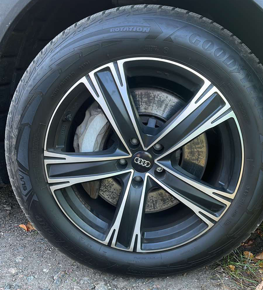 Wheel center caps 59/57mm ad5957b (4 pcs) for Audi - image 1