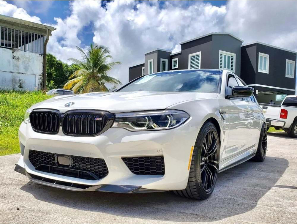 Front Lip DPT (For M5, 2017-2020, gloss black) for BMW 5 Series G30/31 2017-2023 - image 4