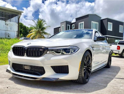 Front Lip Spoiler DPT (For M5, 2017-2020, Gloss Black) for BMW 5 Series G30/31 2017-2023 - image 4