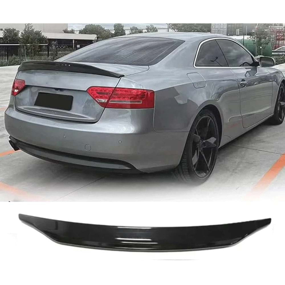 DPT Spoiler (for Coupe, Gloss Black) for Audi A5 2007-2015 - image 1
