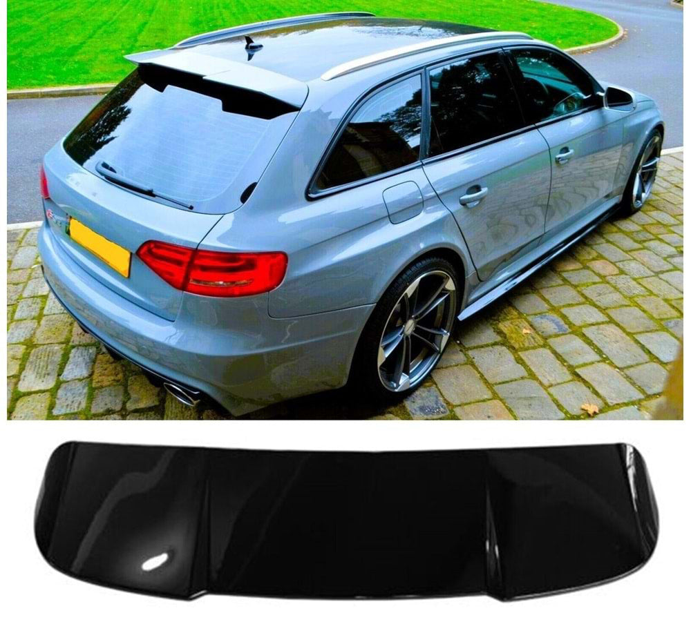 Spoiler DPT V2 (SW, Gloss Black) for Audi A4 B8 2007-2015 - image 3