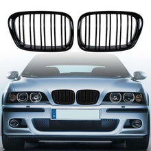 M-Look Kidney Grilles (2000-2003, Gloss Black) for BMW 5 Series E39 1996-2003 - image 1