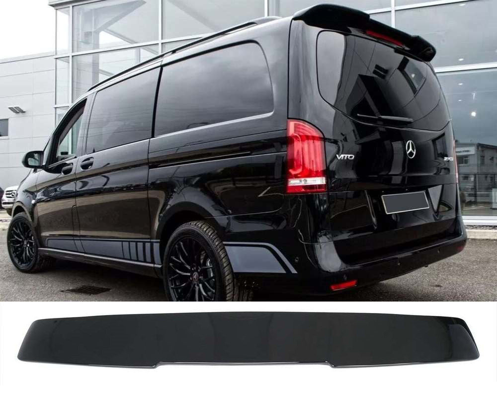 DPT Spoiler (Gloss Black) for Mercedes Vito/V-class W447 2014- - image 1