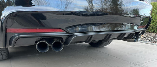 DPT V-3 rear diffuser (for M Performance, gloss black) for BMW 3 series F-30/31/34 2012-2019 - image 1