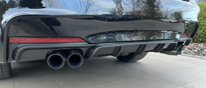 Rear Diffuser DPT V-3 (for M Performance, Gloss Black) for BMW 3 Series F30/F31 2012-2019 - image 1