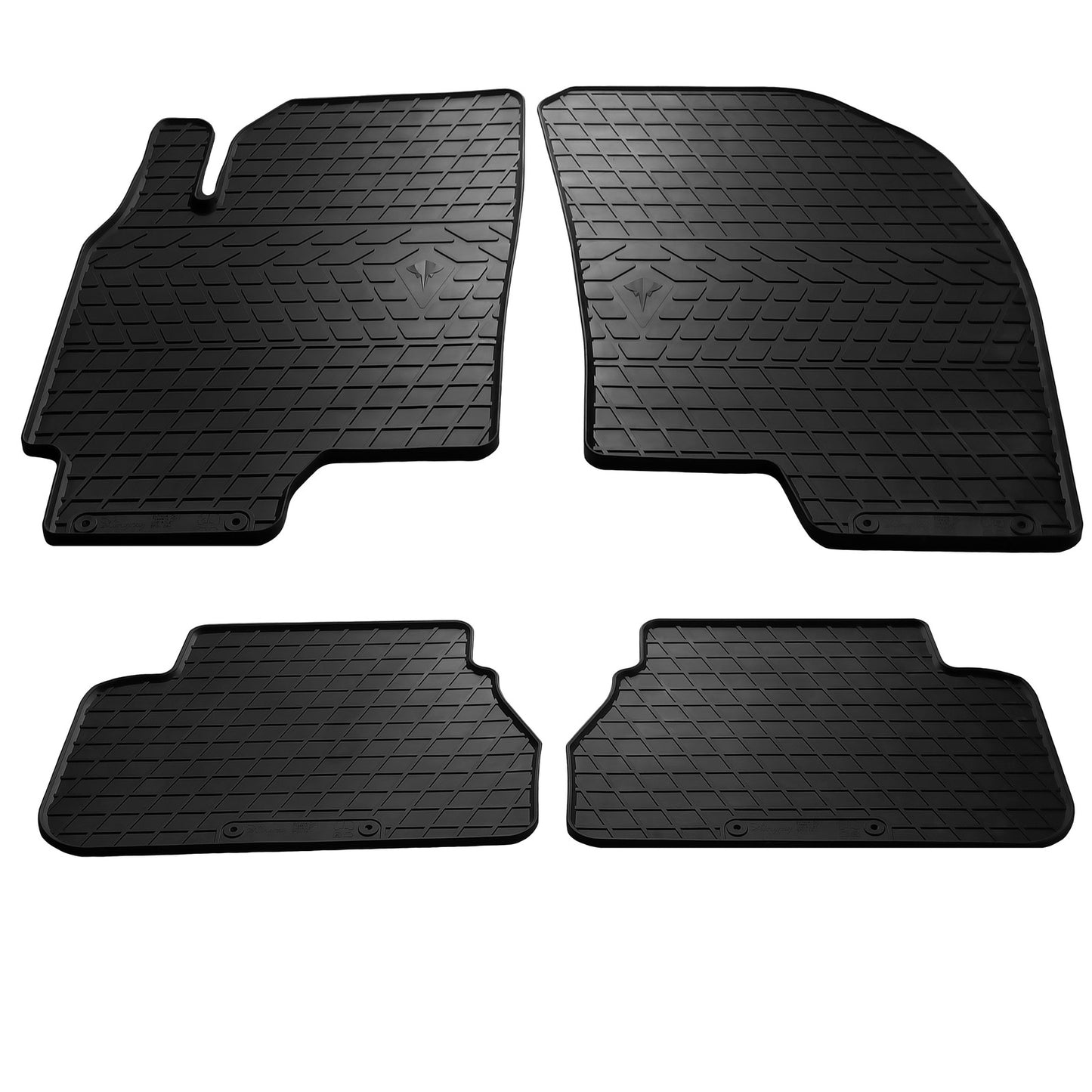 Rubber Floor Mats (4 pcs, Stingray Premium) for Chevrolet Epica 2006-2014 - image 1