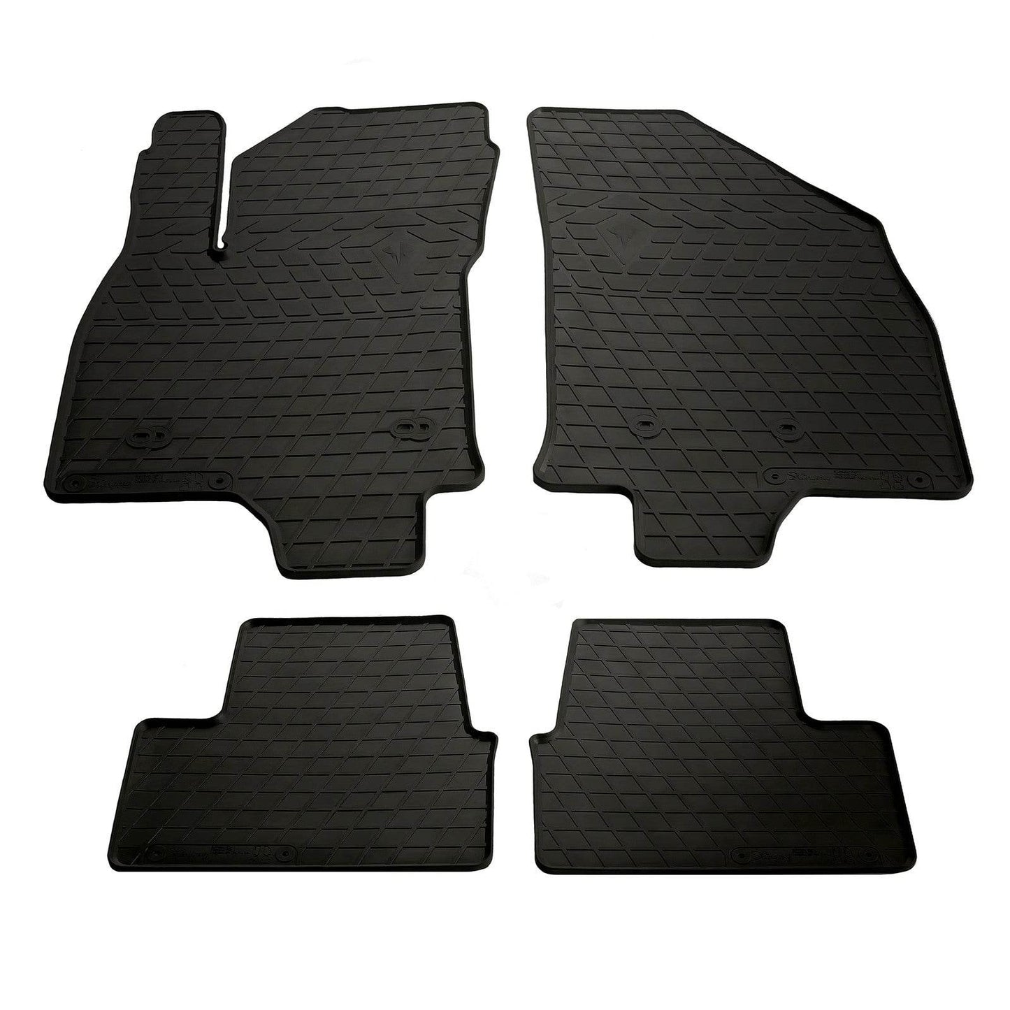 Stingray floor mats (4 piece, rubber) for Chevrolet Volt 2016-2019 - Reelken Auto