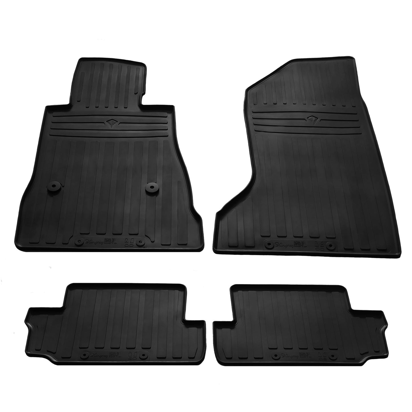 Rubber Floor Mats (4 pcs, Stingray Premium) for Chevrolet Camaro 2015- - image 1
