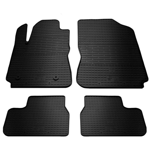 Rubber mats (4 PCs, Premium Stingray) for Citroen Cactus - Reelken Auto