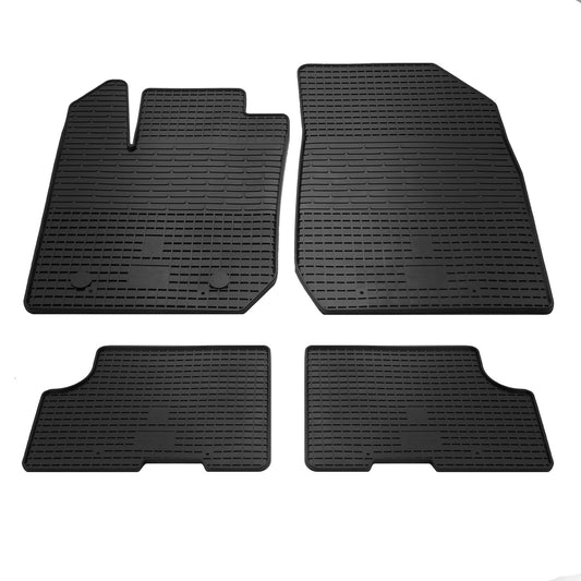 Rubber Floor Mats (4 pcs, Stingray Premium) for Renault Logan II 2013-2022 - image 1
