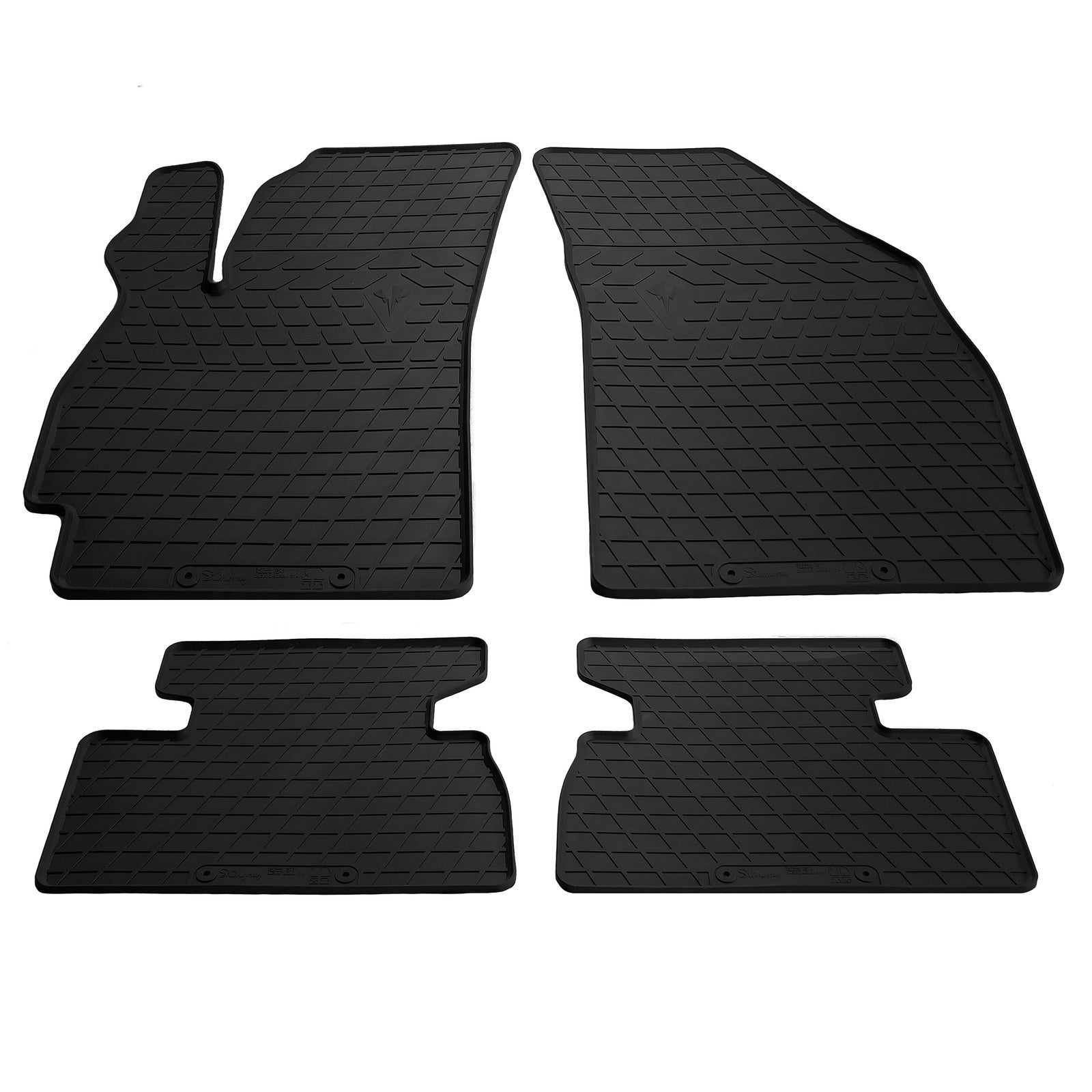 Rubber Floor Mats (4 pcs, Stingray Premium) for Daewoo Nubira 1997-1999 - image 1