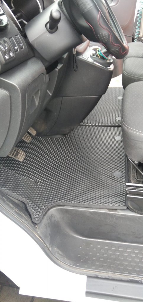 EVA Floor Mats (black) for Renault Trafic 2001-2015 - image 2