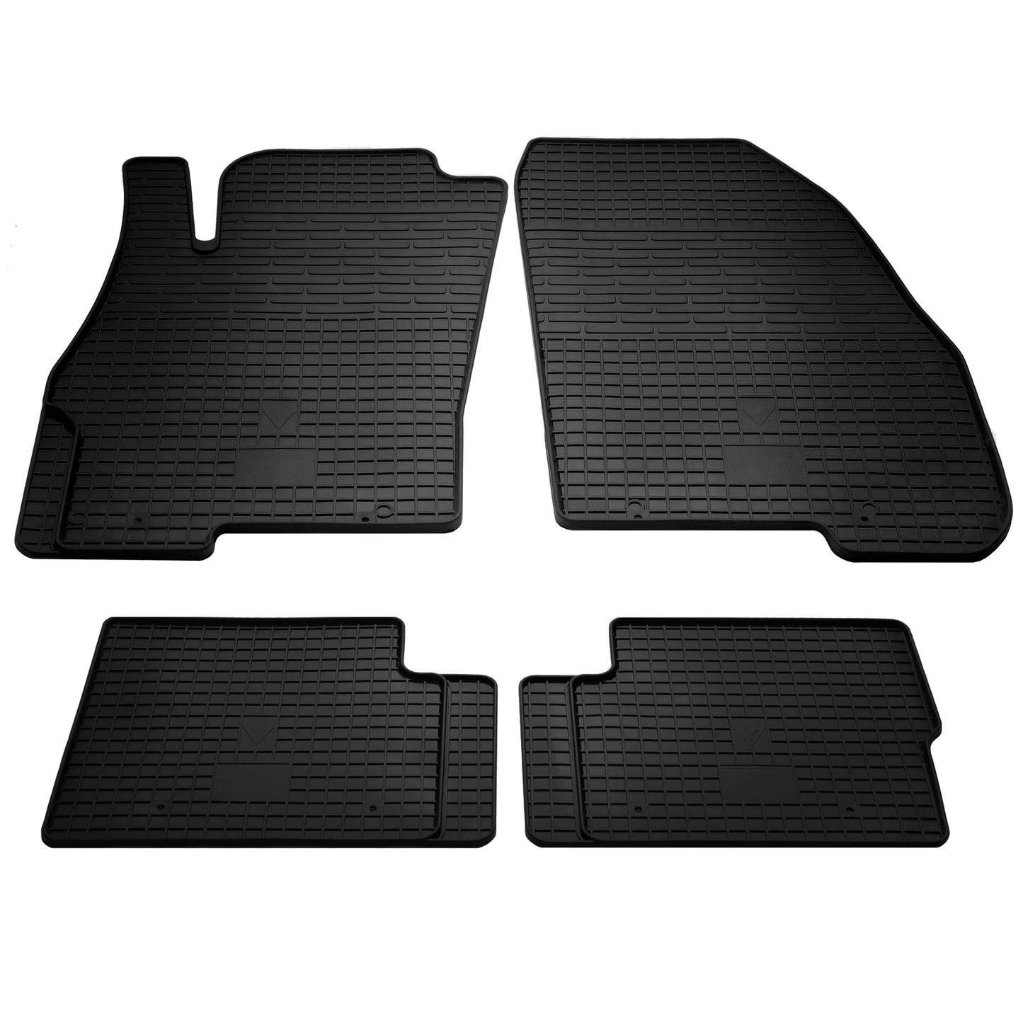 Rubber Floor Mats (4 pcs, Stingray Premium) for Fiat Punto Grande/EVO 2006-2018 - image 1