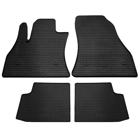 Rubber Floor Mats 500L (4 pcs, Stingray Premium) for Fiat 500/500L 2013-2022 - image 1