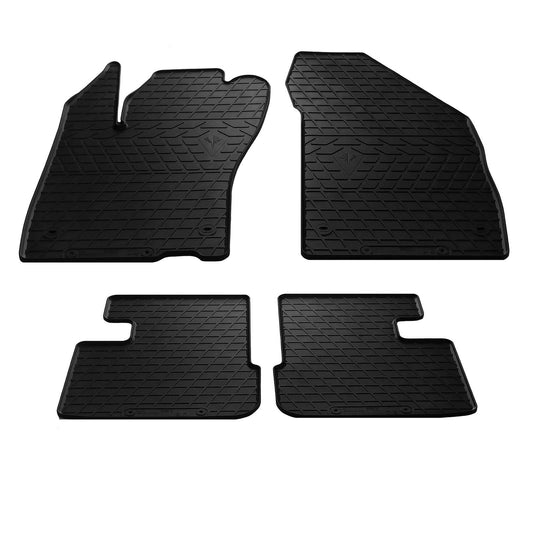 Sedan rubber mats (4 pcs, Stingray Premium) for Fiat Tipo 2016↗ year - Reelken Auto