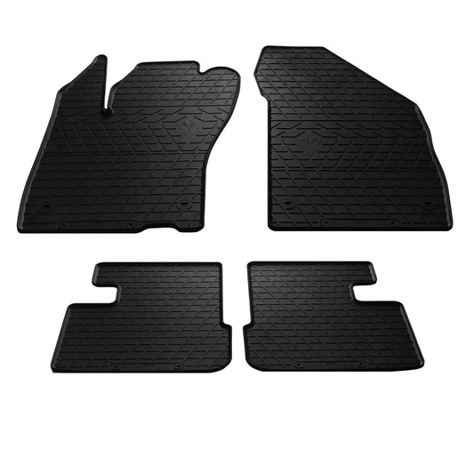 Rubber Floor Mats Sedan (4 pcs, Stingray Premium) for Fiat Tipo 2016- - image 1