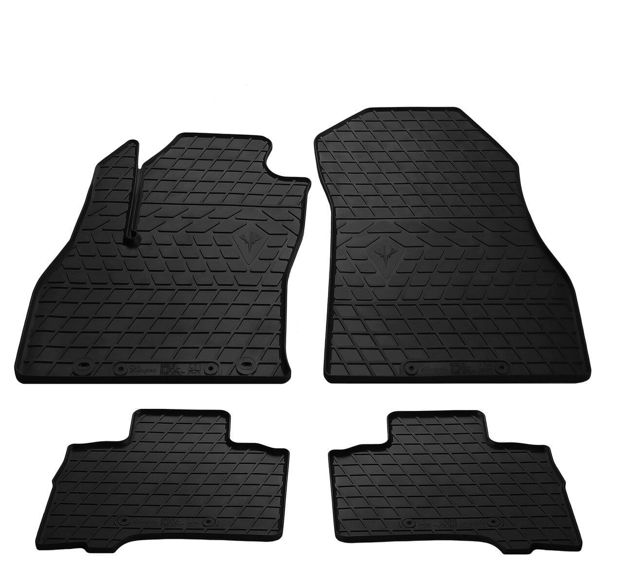 Rubber Floor Mats (Stingray) for Citroen Nemo 2007-2017 - image 1
