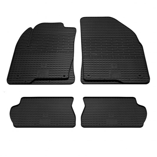 Rubber Floor Mats (4 pcs, Stingray Premium) for Mazda 2 2003-2007 - image 1