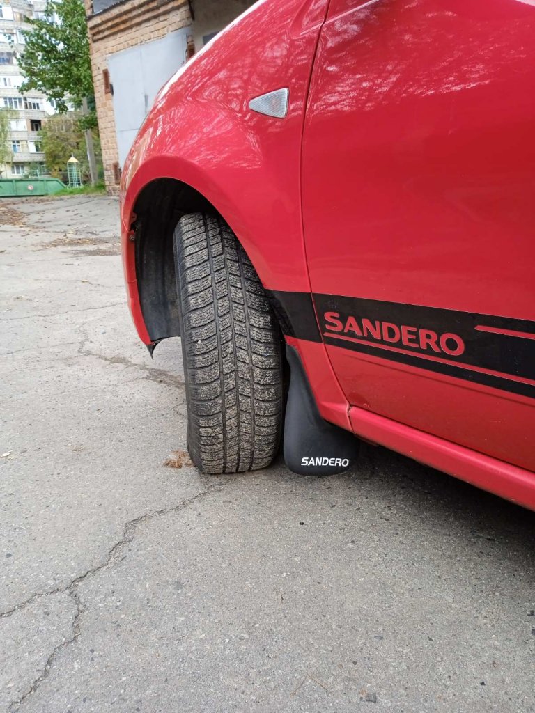 Front Mud Flaps (2 pcs.) for Renault Sandero 2013-2022 - image 2