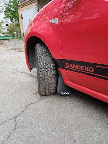 Front Mud Flaps (2 pcs.) for Renault Sandero 2013-2022 - image 2