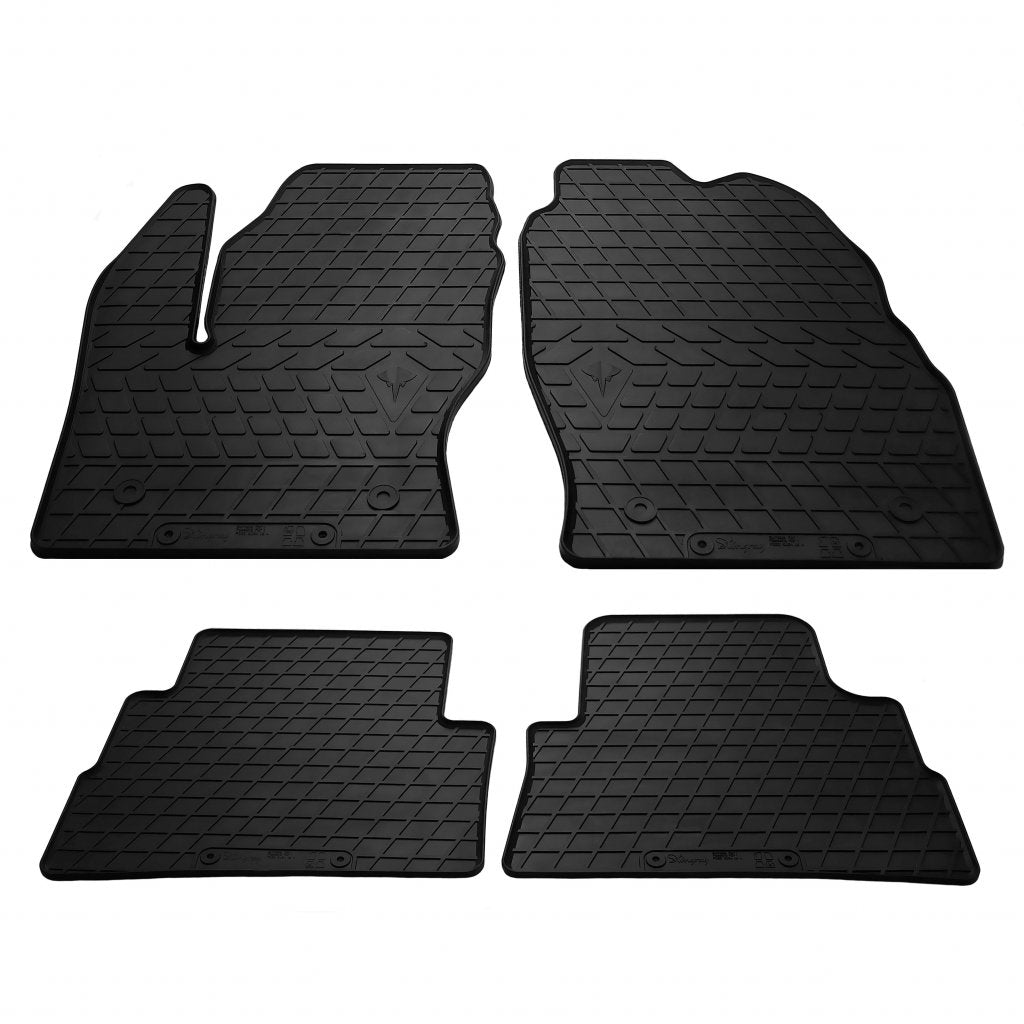 Rubber Floor Mats (4 pcs, Stingray Premium) for Ford Kuga/Escape 2013-2019 - image 1