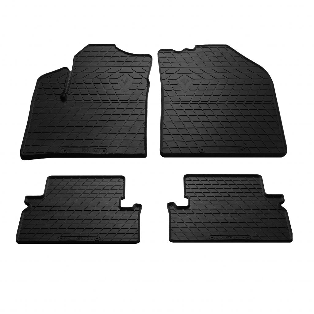 Rubber Floor Mats (Stingray) for Ford Connect 2006-2009 - image 1