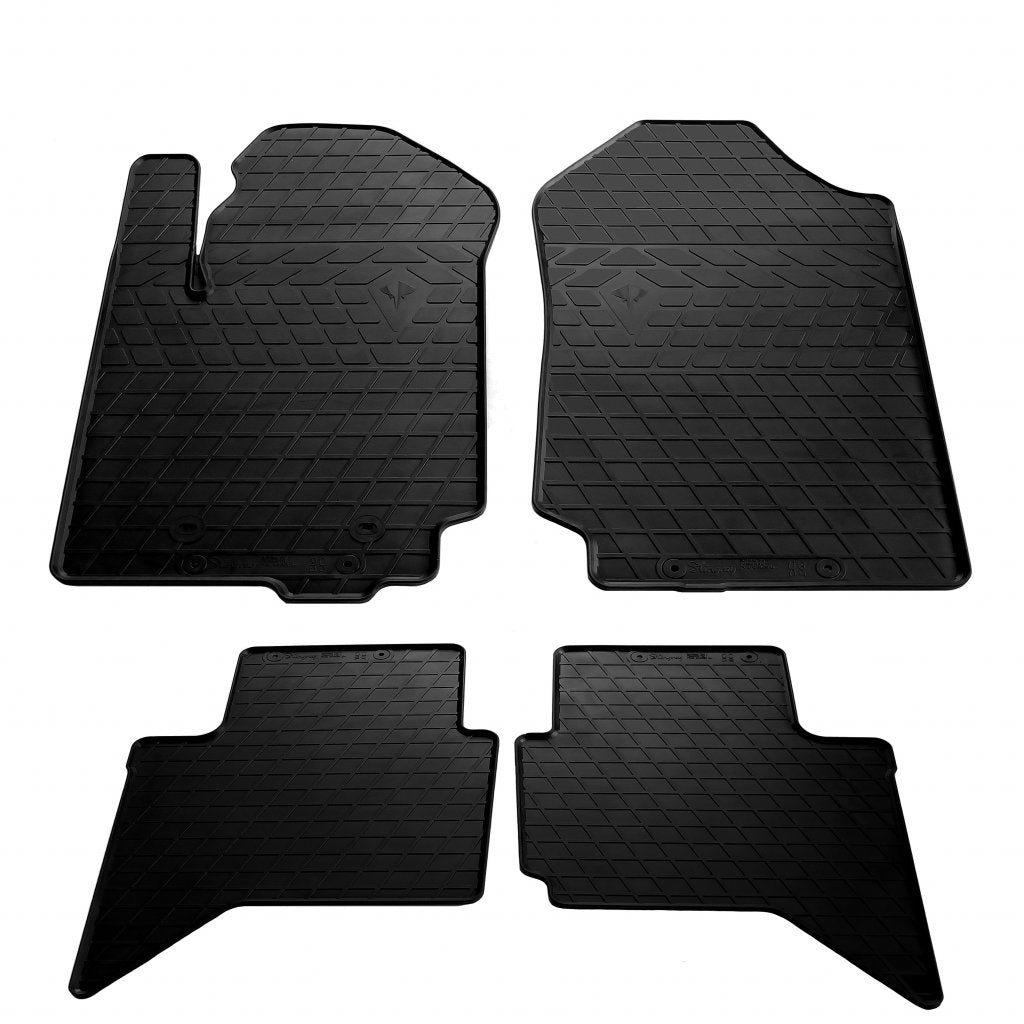 Rubber Floor Mats Stingray (4 pcs) for Ford Ranger 2011-2022 - image 1