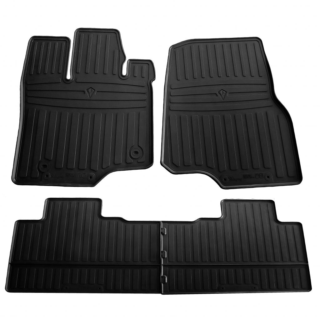Rubber Floor Mats (4 pcs, Stingray Premium) for Ford F-150 2014-2021 - image 1
