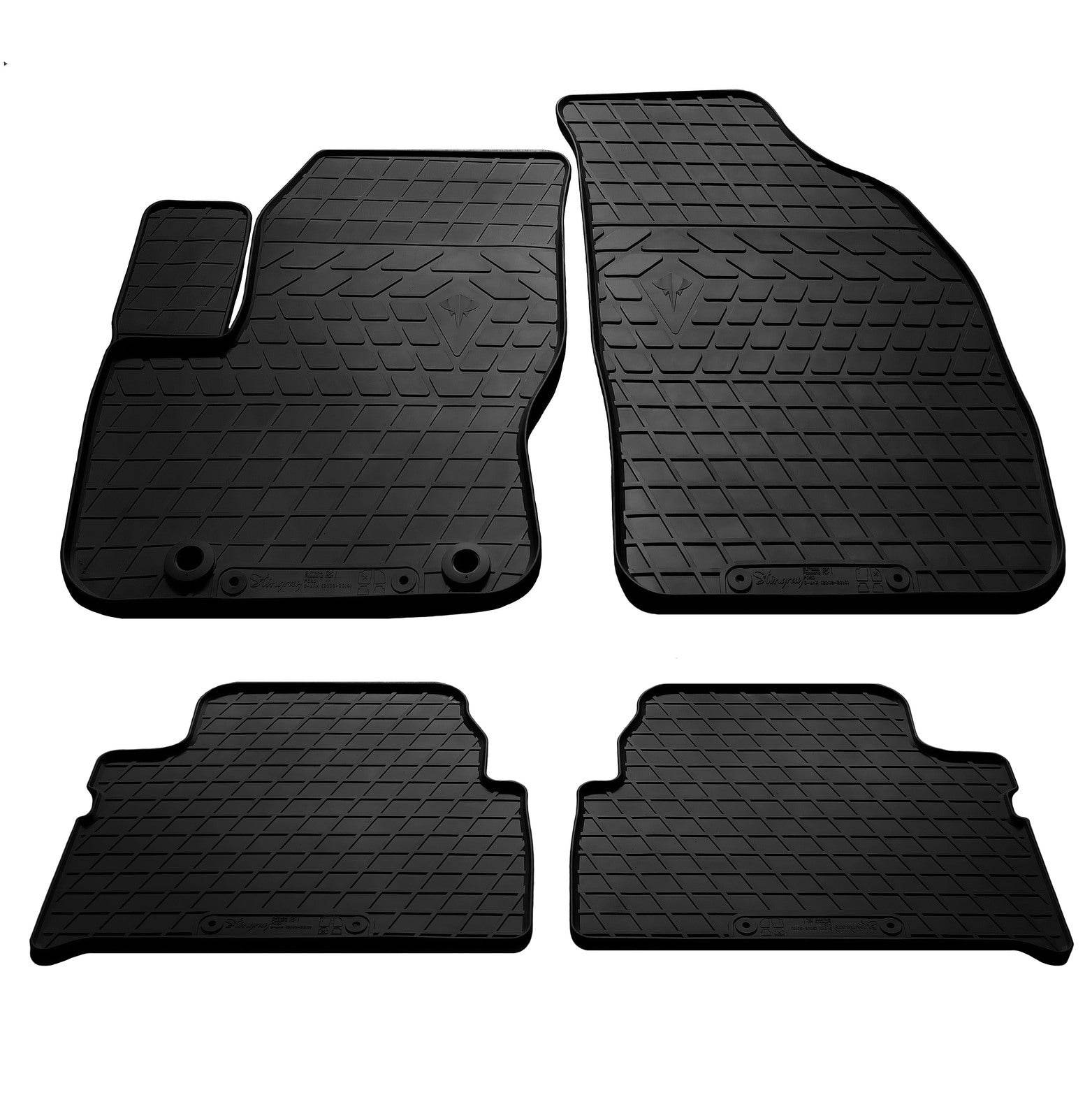 Rubber mats (4 PCs, Premium Stingray) for Ford C-Max 2004-2010 - Reelken Auto