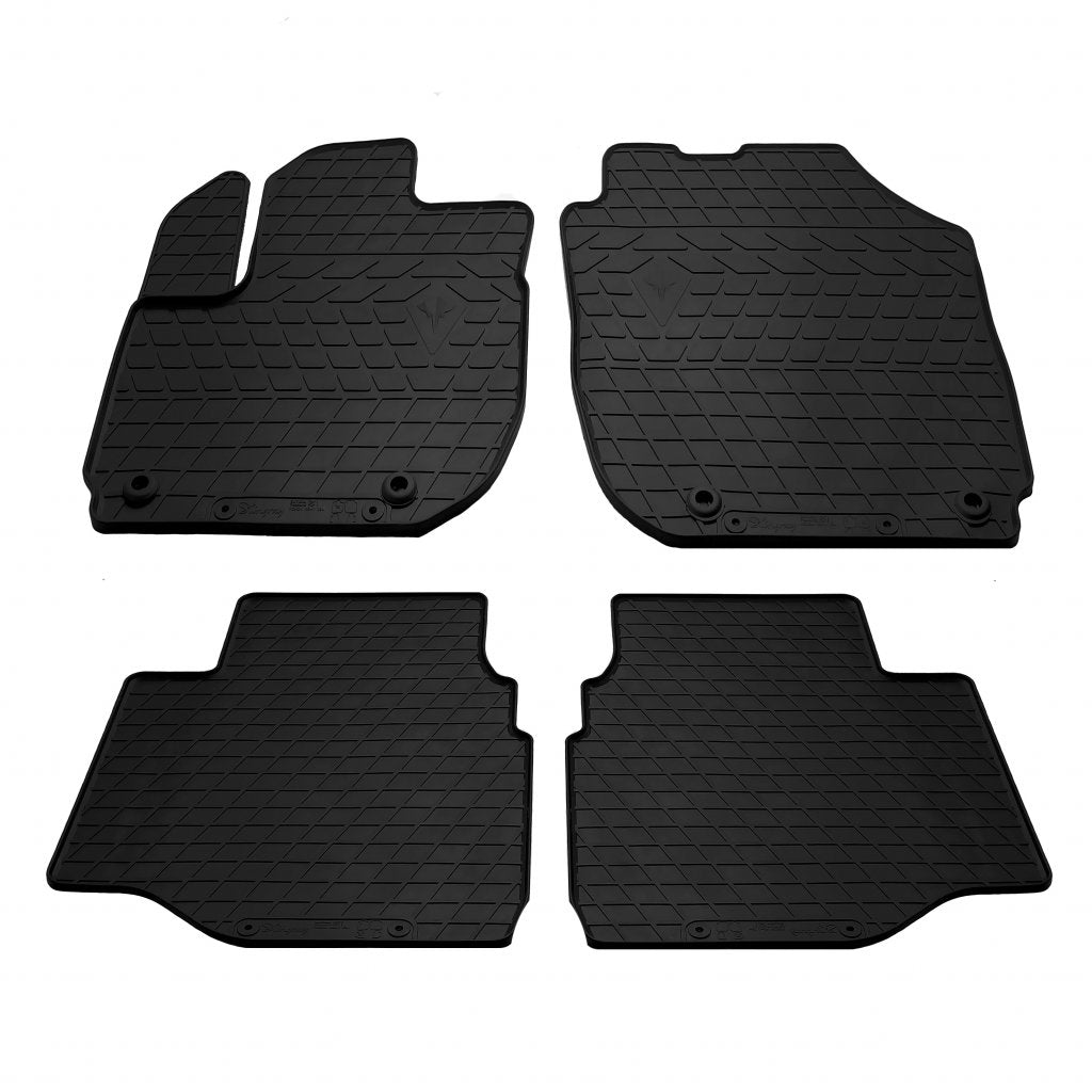 Rubber Floor Mats (4 pcs, Stingray Premium) for Honda HR-V 2014-2021 - image 1