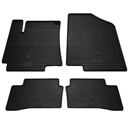 Rubber Floor Mats (4 pcs, Stingray Premium) for Kia Rio 2012-2017 - image 1