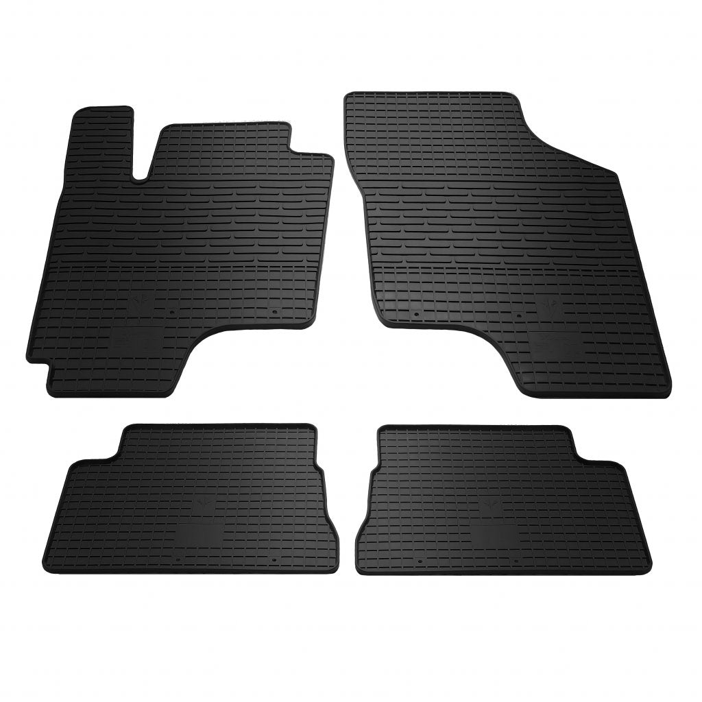 Rubber Floor Mats (4 pcs, Stingray Premium) for Hyundai Getz 2002- - image 1